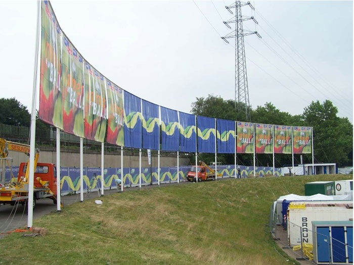 Advertising and Traffic Signpost