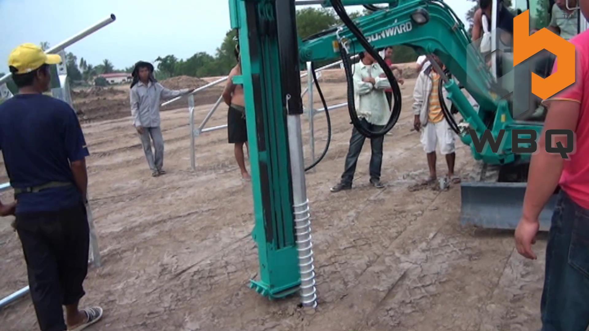 WBQ SWD150 small hydraulic pile driver