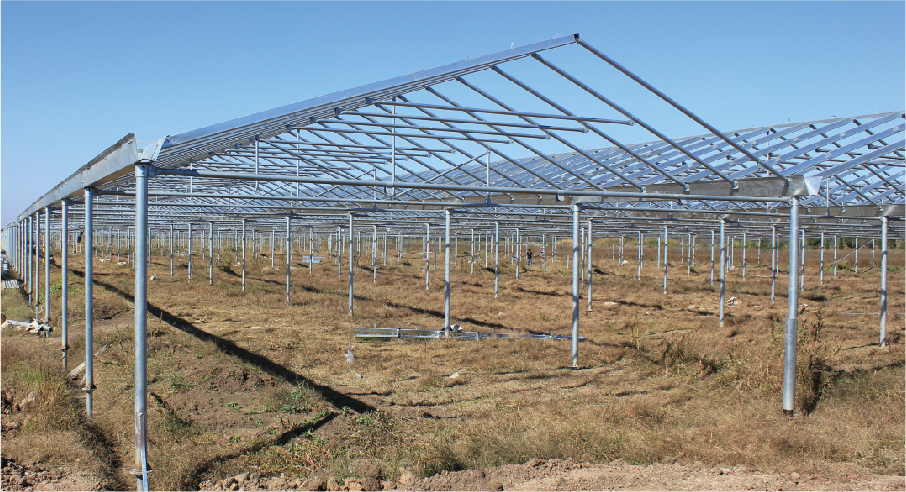 WBQ Greenhouse Solar Mounts