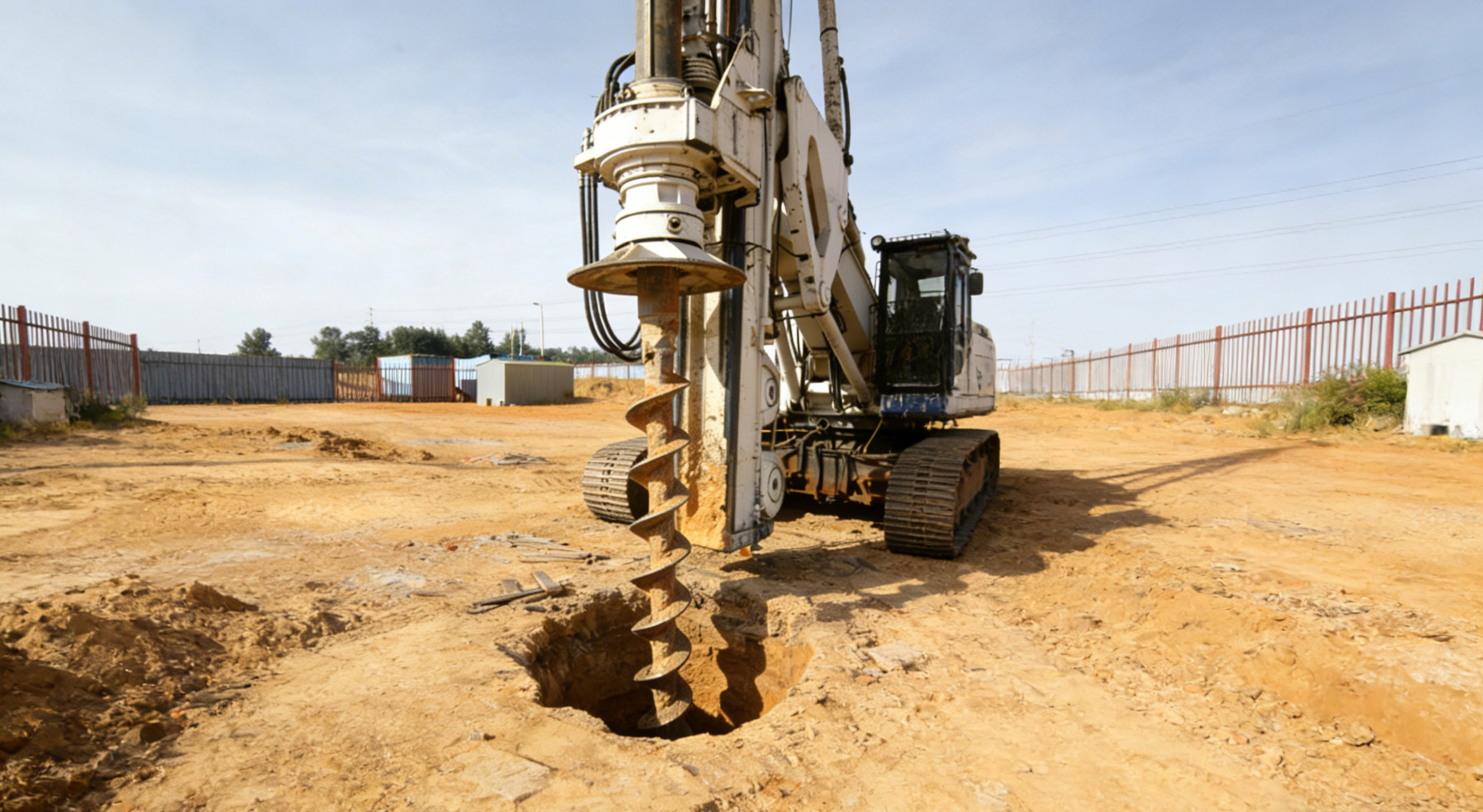 Spiral Piling Machine