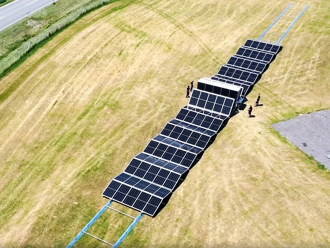 Foldable Solar Storage Container