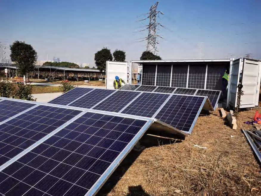 Foldable Mobile Solar Storage Container